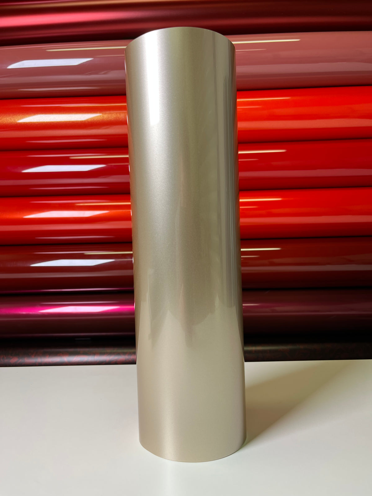 Ultra Bright Metallic Dark Champagne Gold Vinyl Wrap, detail view 2 | HIGHCOOL
