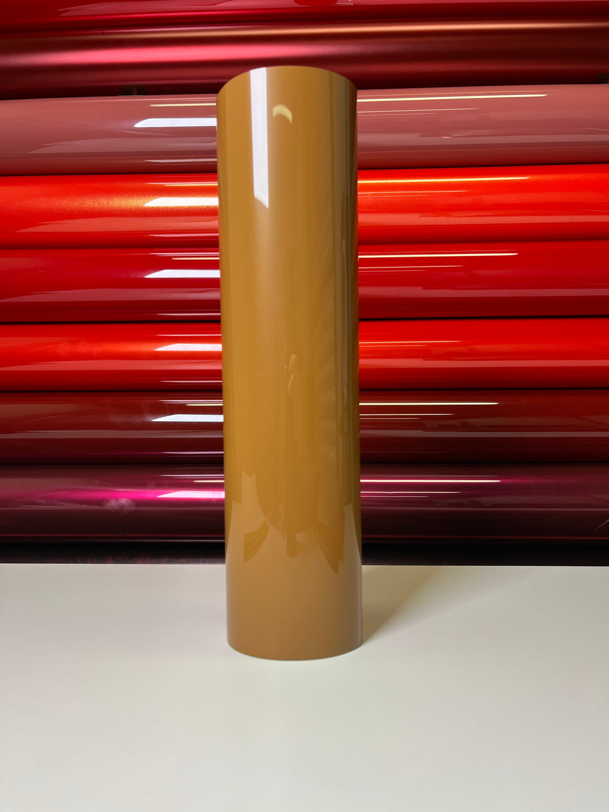 OEM Caramel Brown Vinyl Wrap, detail view 2 | HIGHCOOL