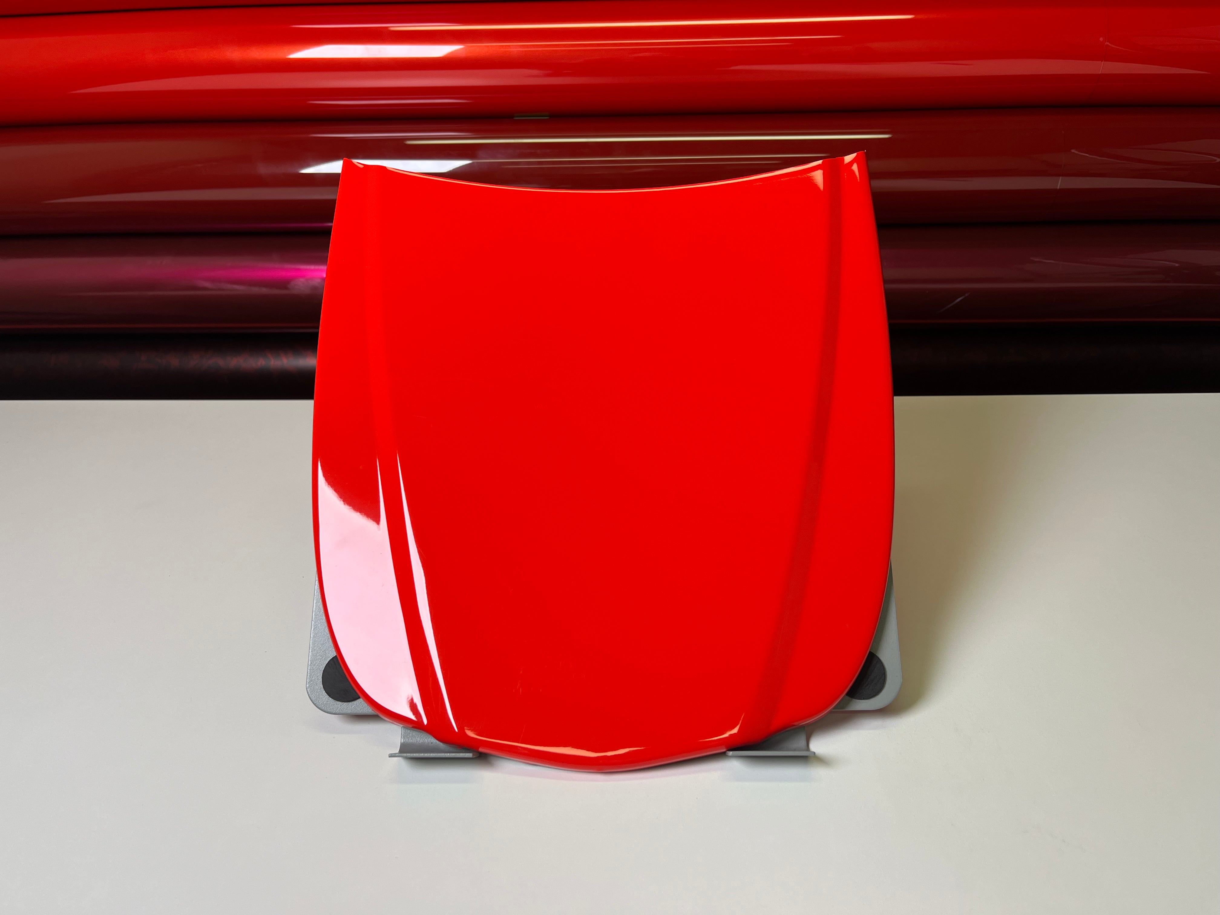 Crystal Ferrari Red Vinyl Wrap