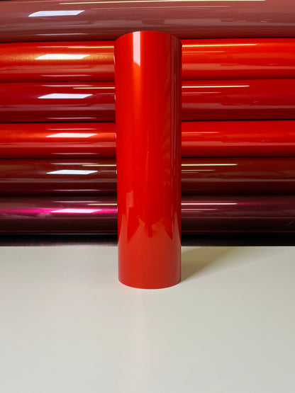 Ultra Bright Metallic Flame Red Vinyl Wrap