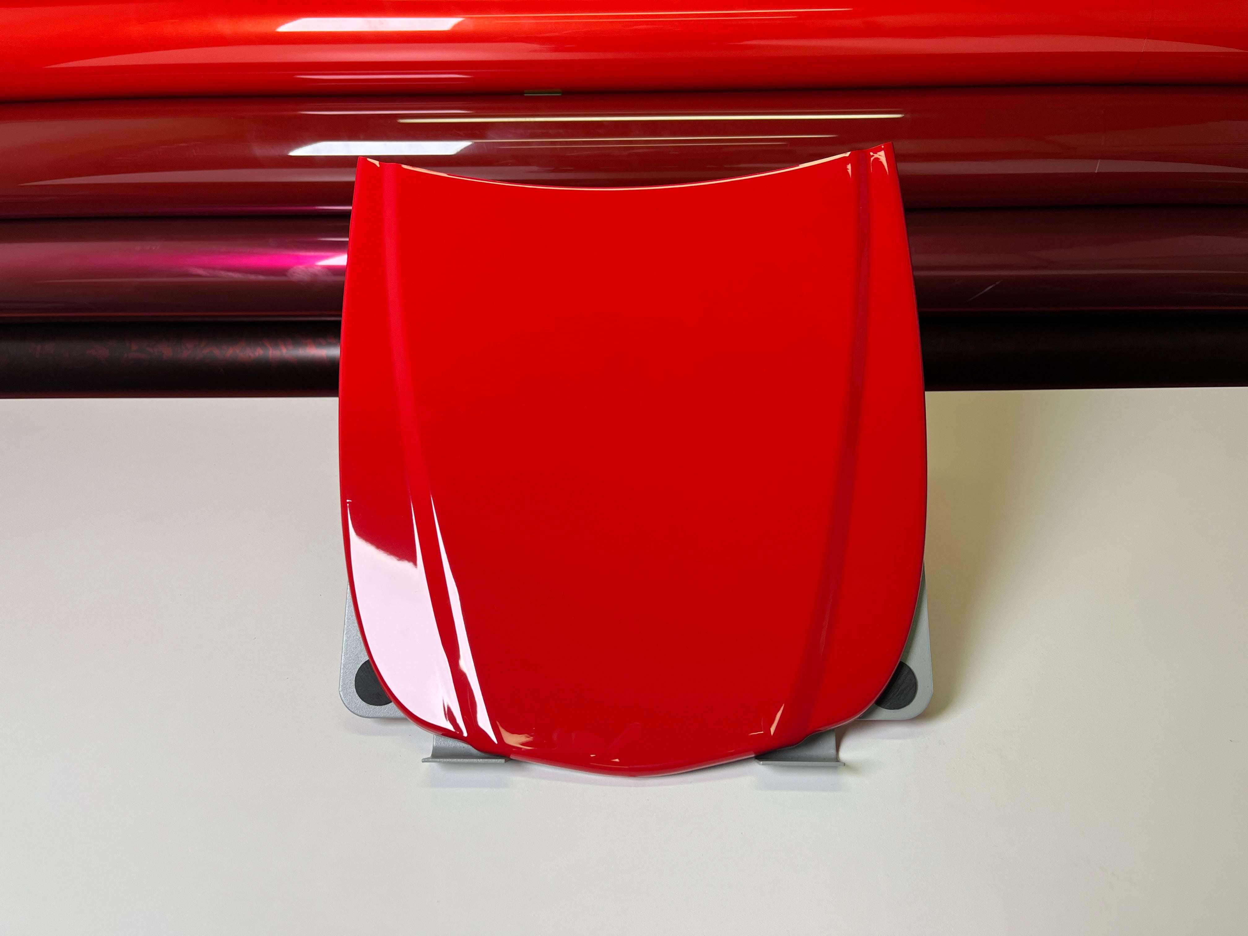 Porsche Blush Red Vinyl Wrap