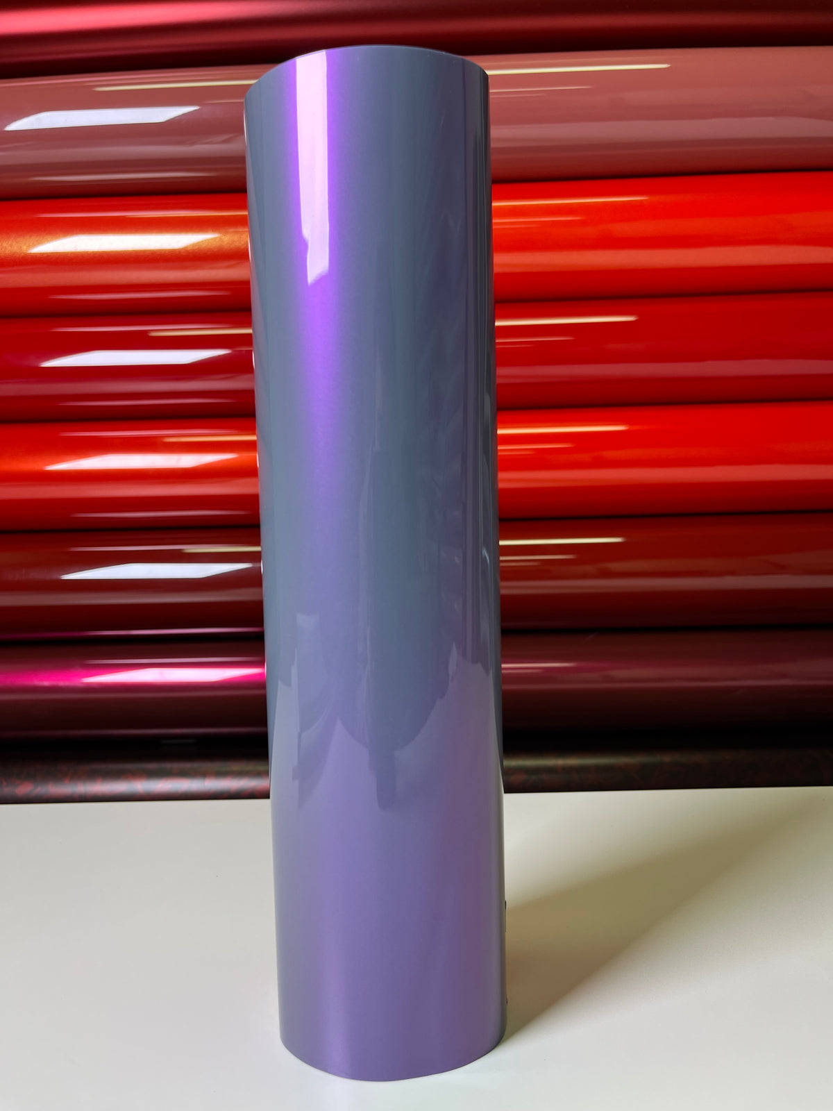 Dual Tone Candy Grey Purple Vinyl Wrap, detail view 2 | HIGHCOOL