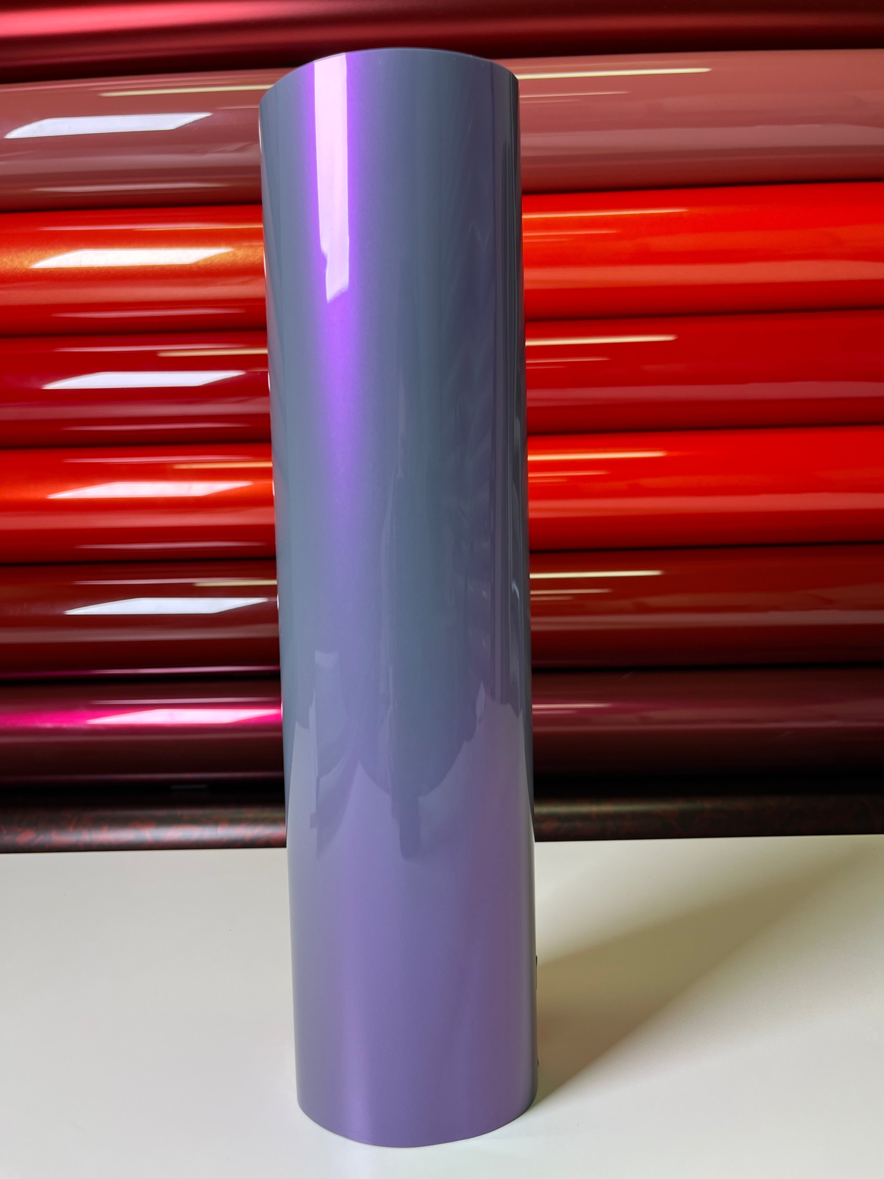 Dual Tone Candy Grey Purple Vinyl Wrap