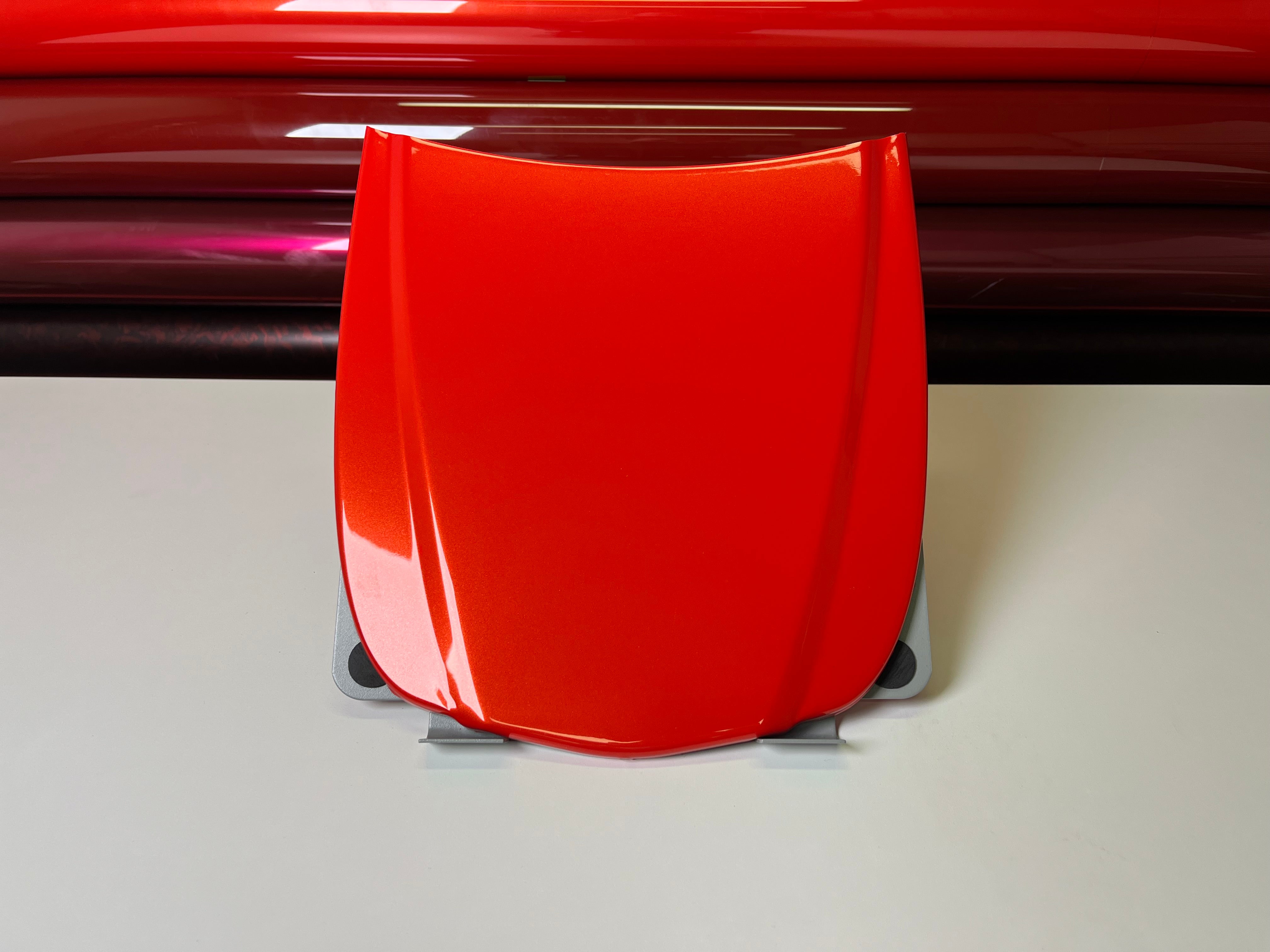 Ultra Bright Metallic Flame Red Vinyl Wrap