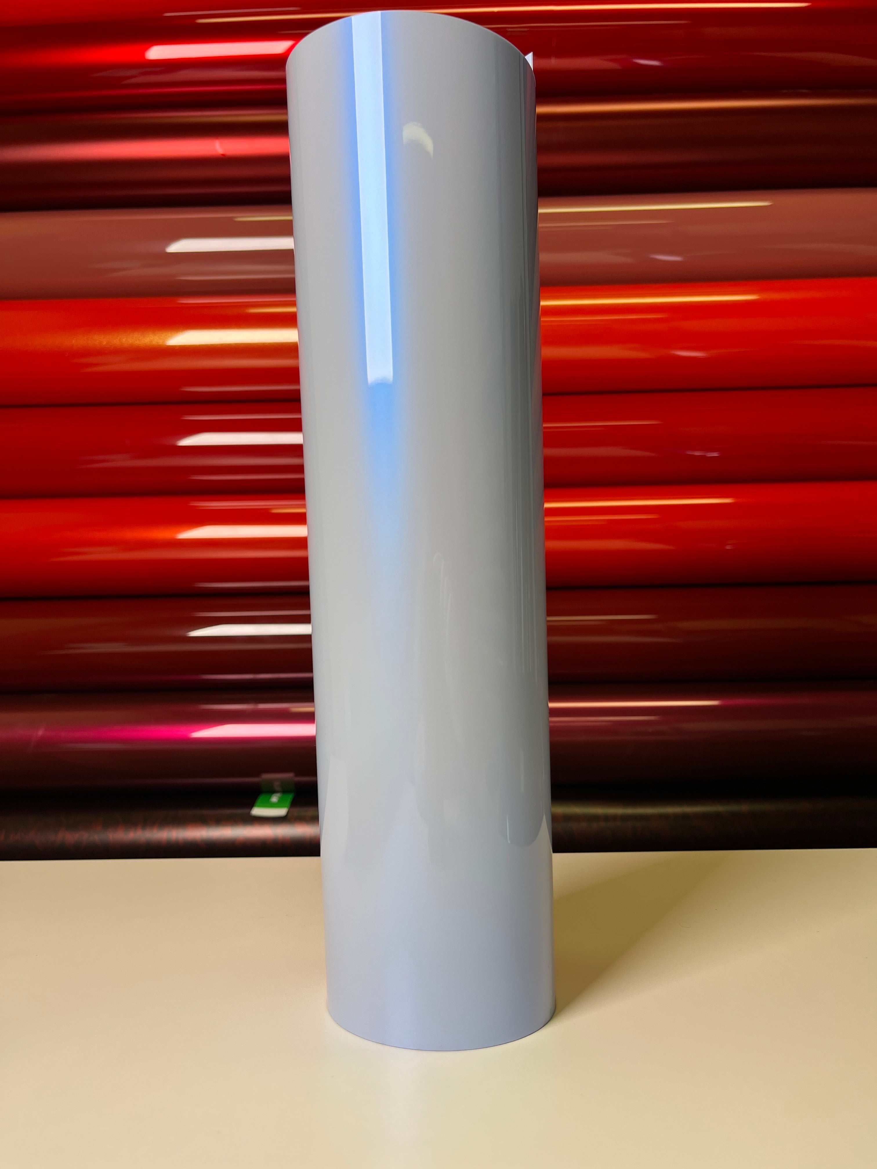 Dual Tone Grey Blue Vinyl Wrap