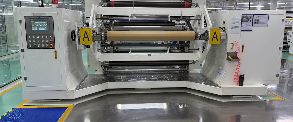 PPF slitting and rewinding machine in the HIGHCOOL clean-room workshop