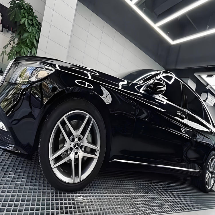 OEM Gloss Black Paint Protection Film Mirror-Like Jet Black PPF