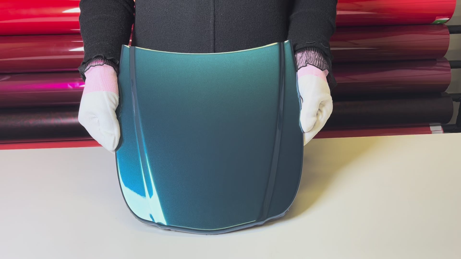 Load video: Pacific Blue Vinyl Wrap