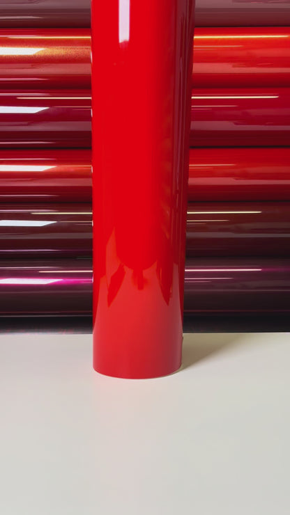 Crystal Ferrari Red Vinyl Wrap