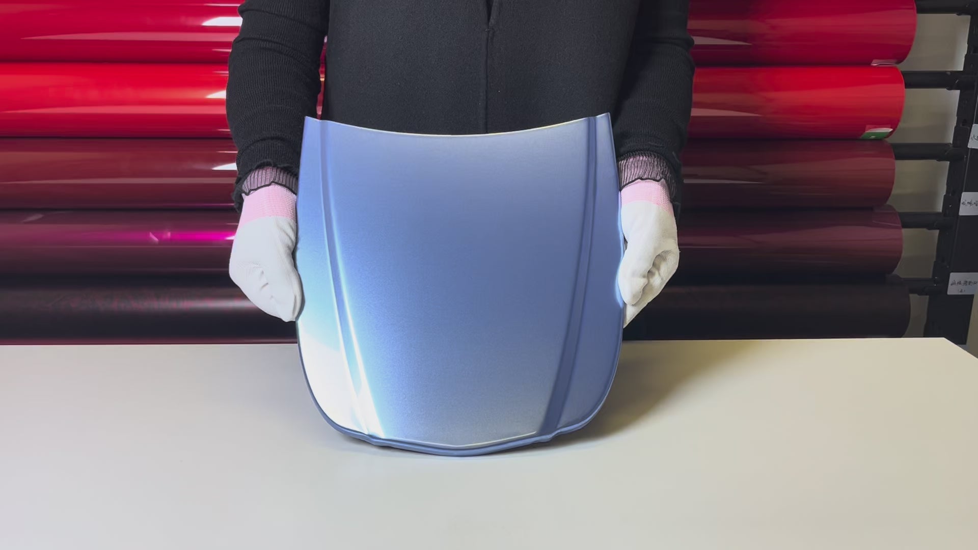 Ultra Bright Metallic Mist Blue Vinyl Wrap