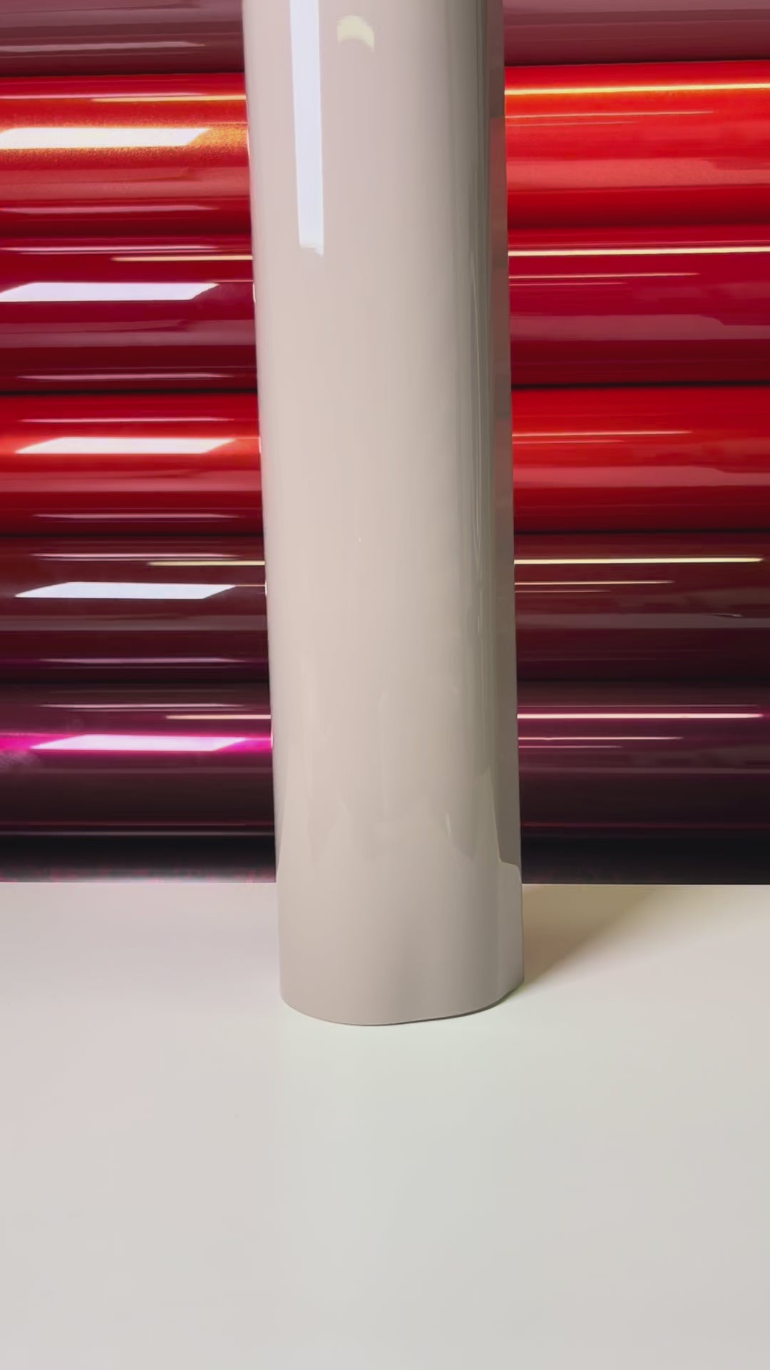 Load video: Mirror Gloss Pink Vinyl Wrap