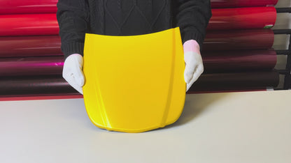 Electro Metallic Yellow Vinyl Wrap