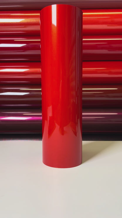 Ultra Bright Metallic Flame Red Vinyl Wrap
