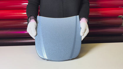 Crystal Porcelain Blue Vinyl Wrap