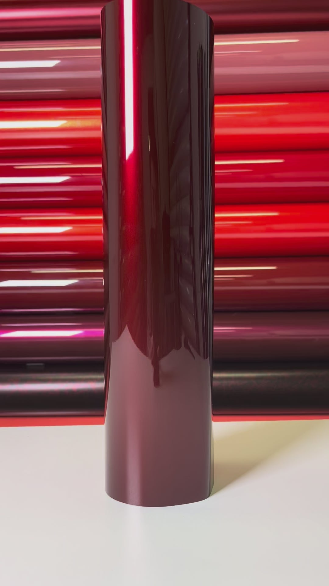 Load video: Liquid Dragon Blood Red Vinyl Wrap