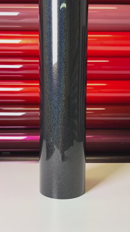 Holographic Black Vinyl Wrap