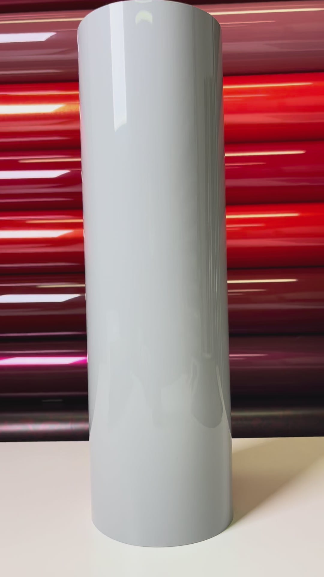 Load video: Crystal Volcanic Grey Vinyl Wrap