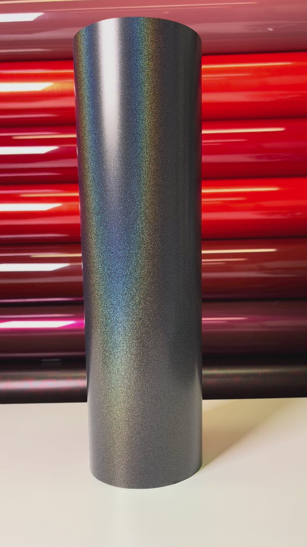 Load video: Matte 3D Rainbow Storm Grey