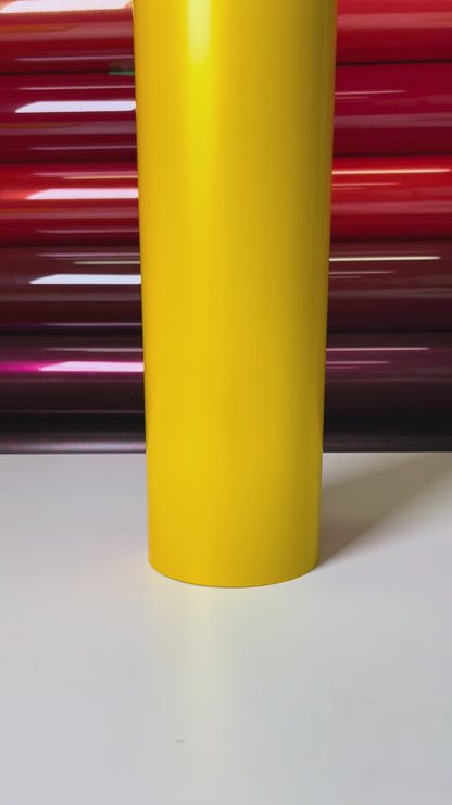 Electro Metallic Yellow Vinyl Wrap