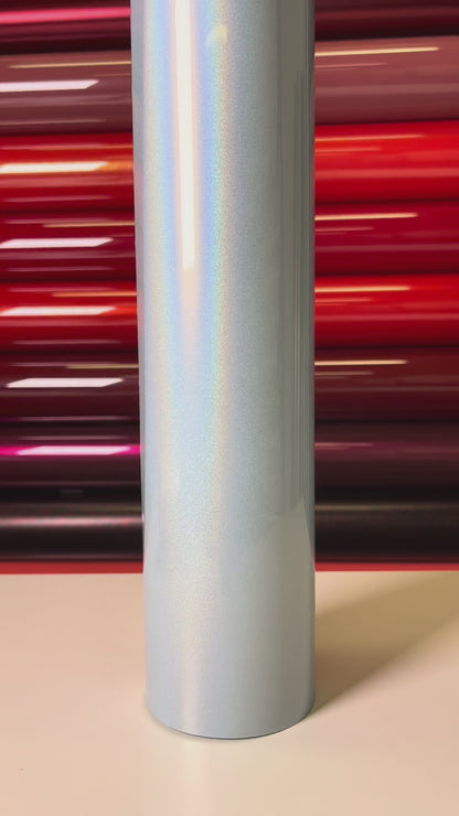 Holographic Glacier Blue Vinyl Wrap