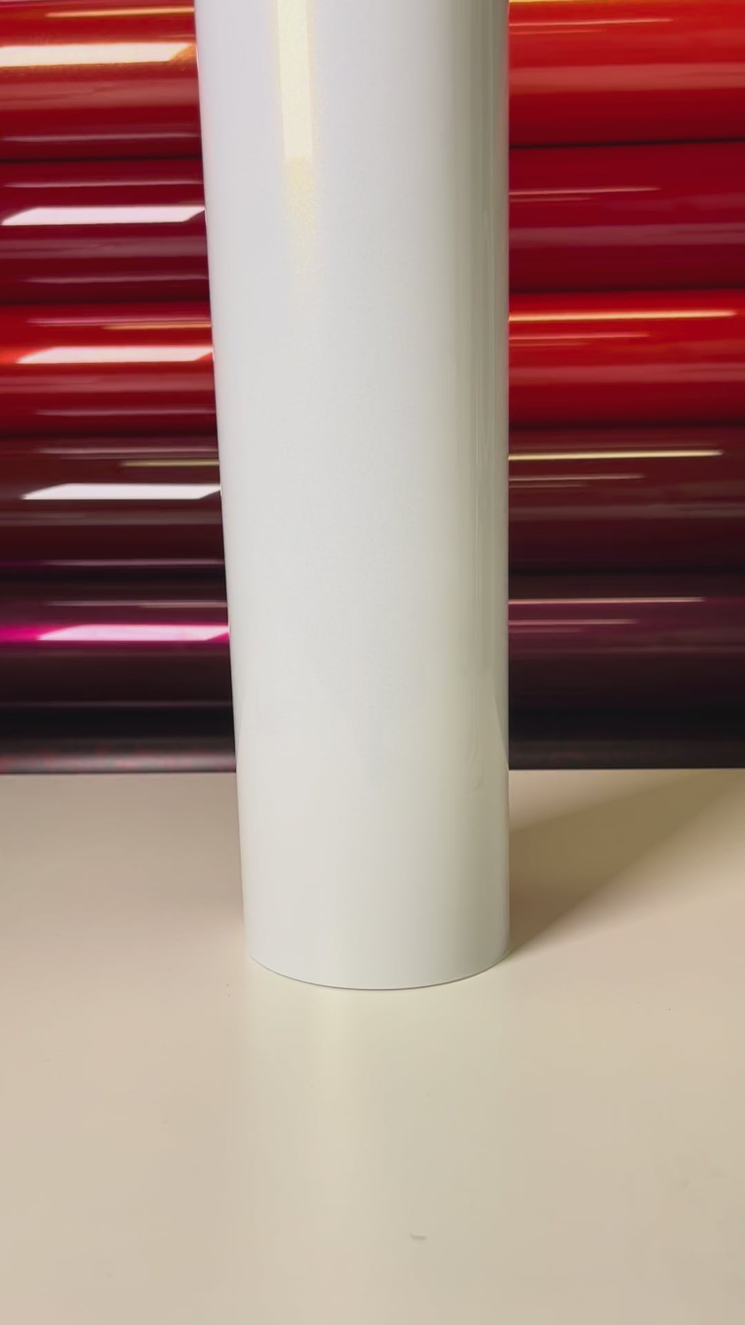 Load video: Diamond Starlight White Gold Vinyl Wrap