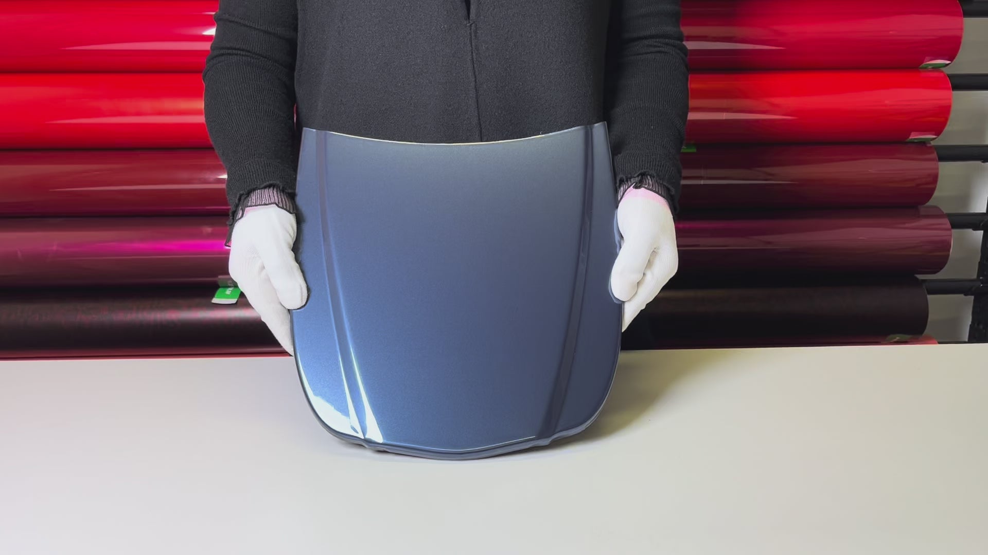 Load video: Basalt Gray Vinyl Wrap