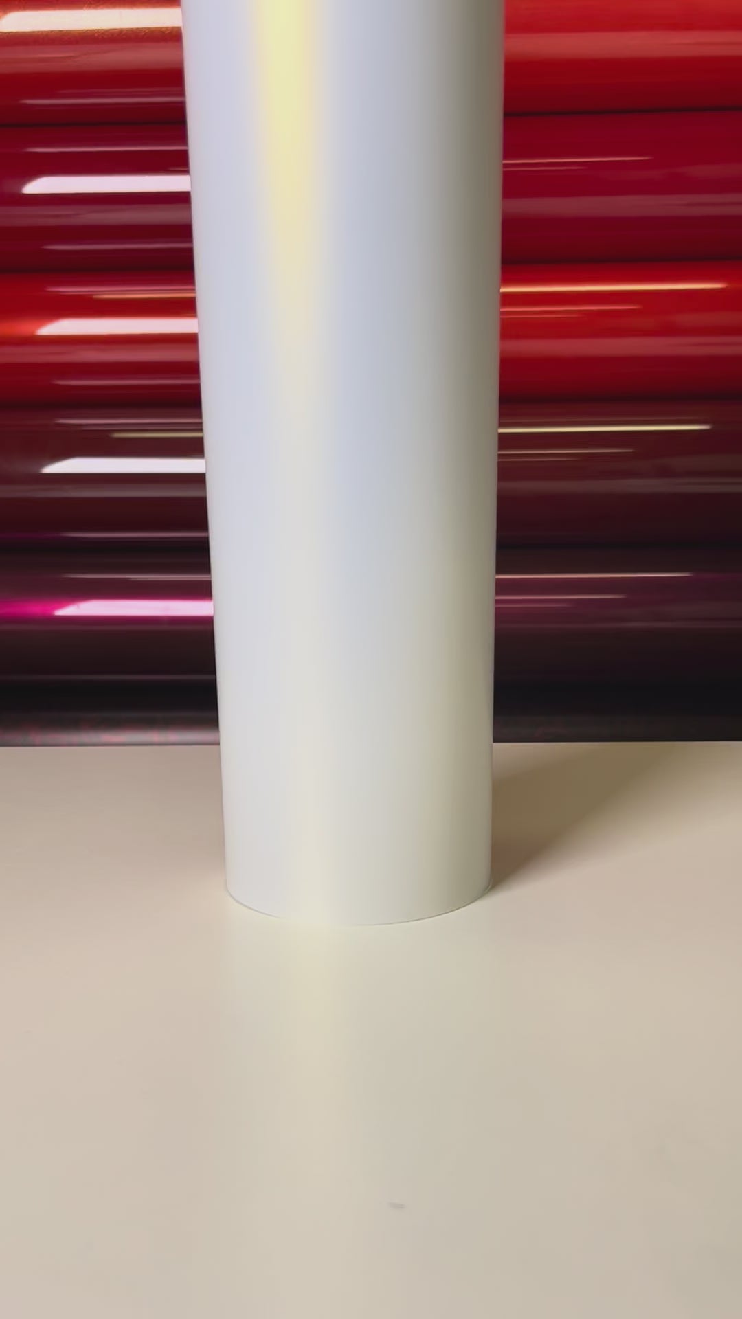 Load video: Electro White to Gold Vinyl Wrap