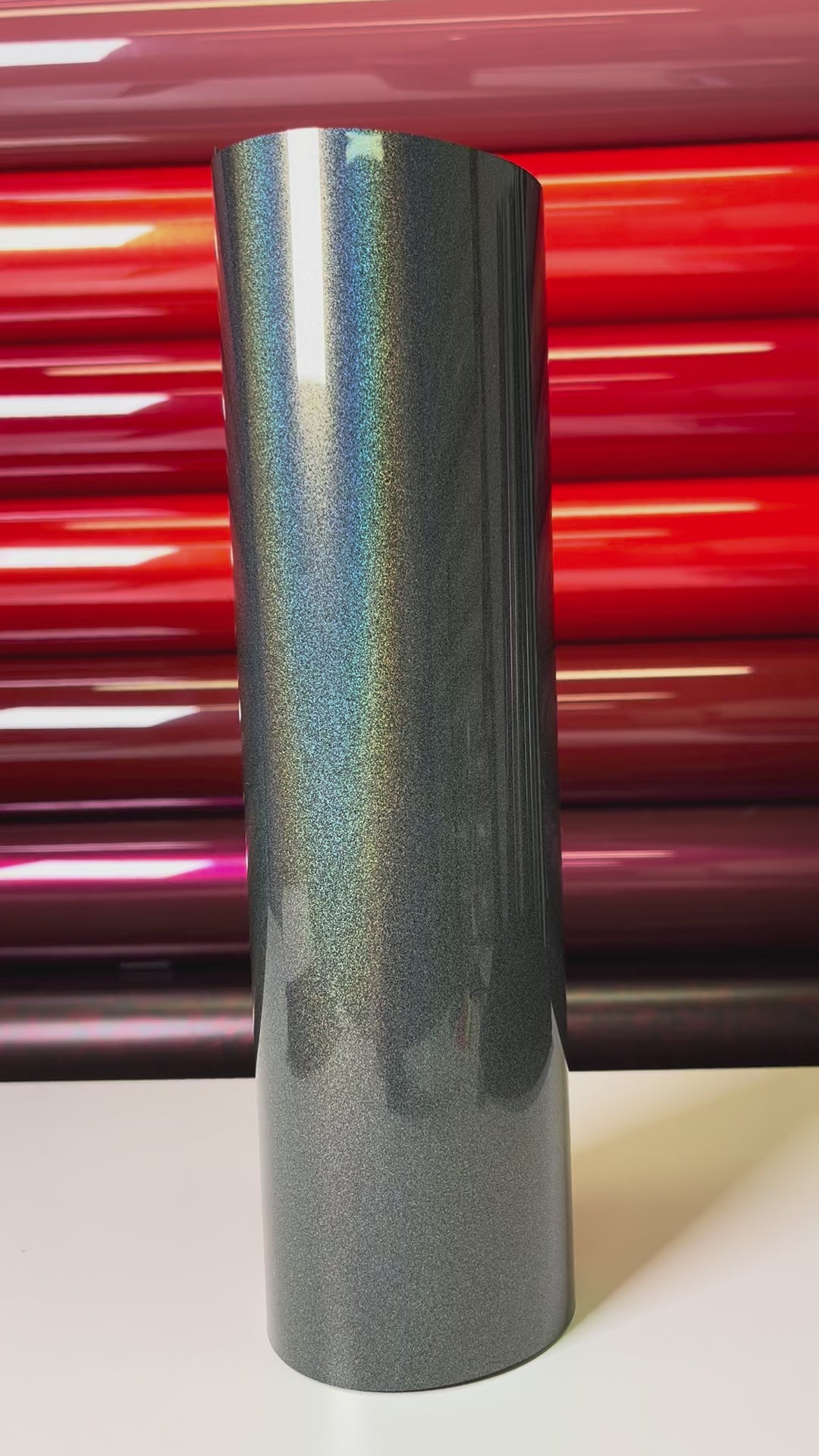 Holographic Grey Vinyl Wrap