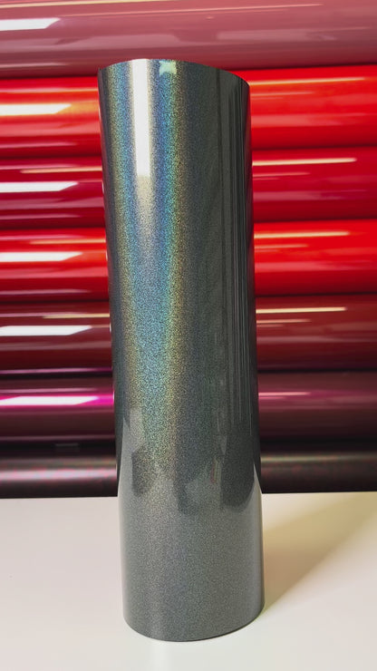 Holographic Grey Vinyl Wrap