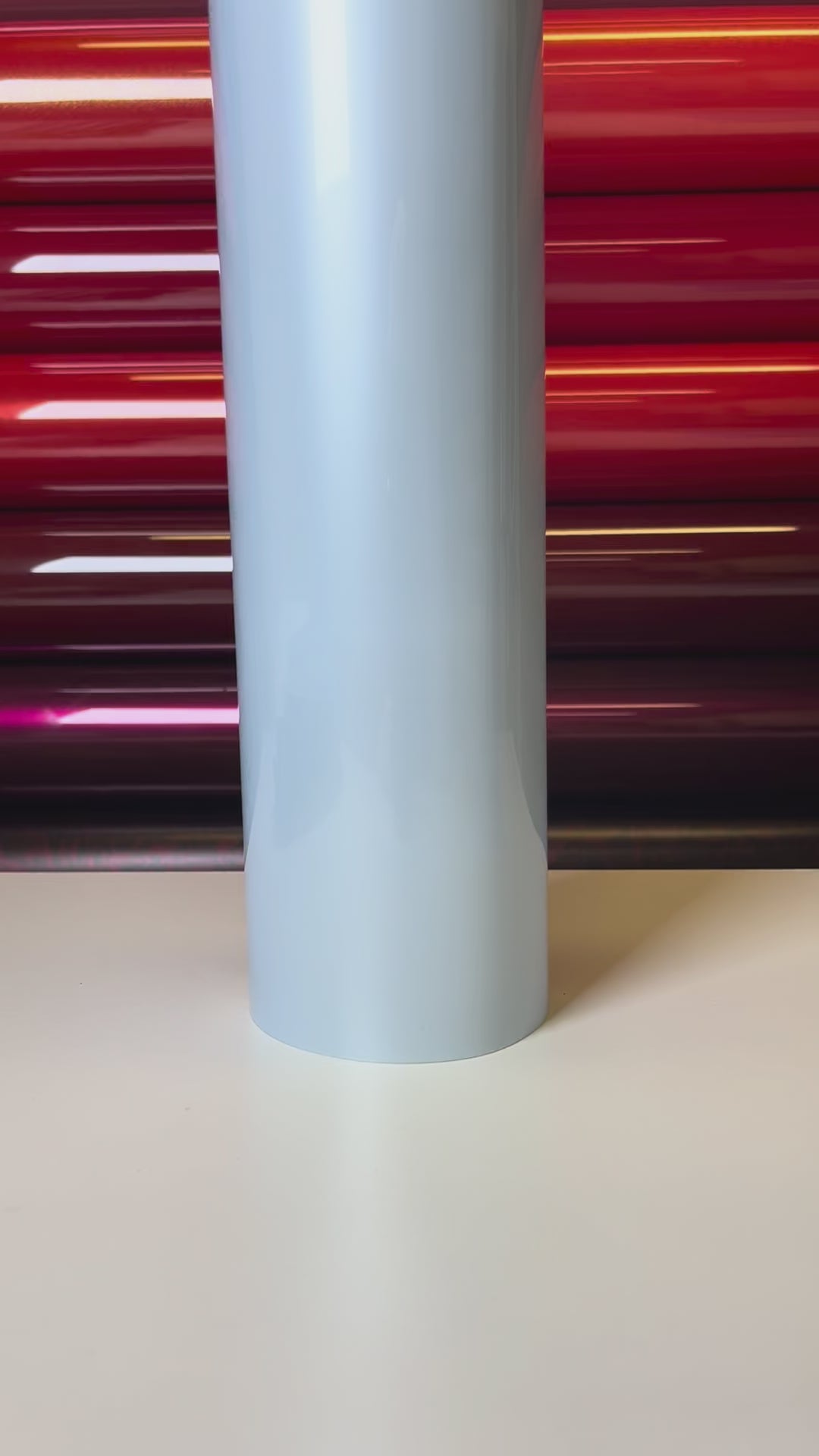 Load video: Macaron Jazz Blue Vinyl Wrap