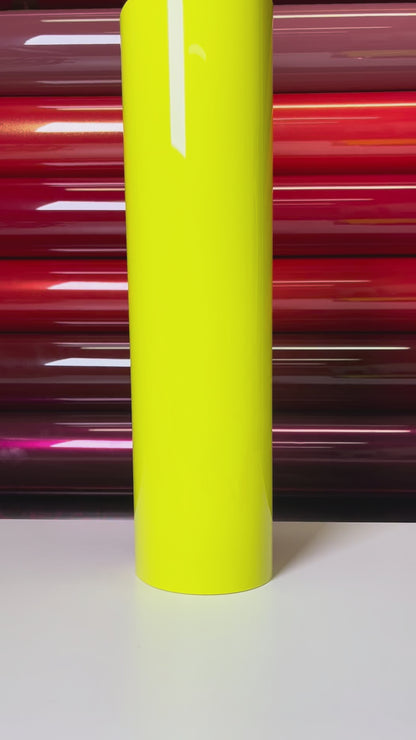 Crystal Lemon Yellow Vinyl Wrap
