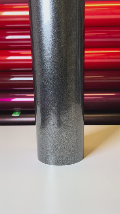 Heavy Metallic Graphite Gray Vinyl Wrap