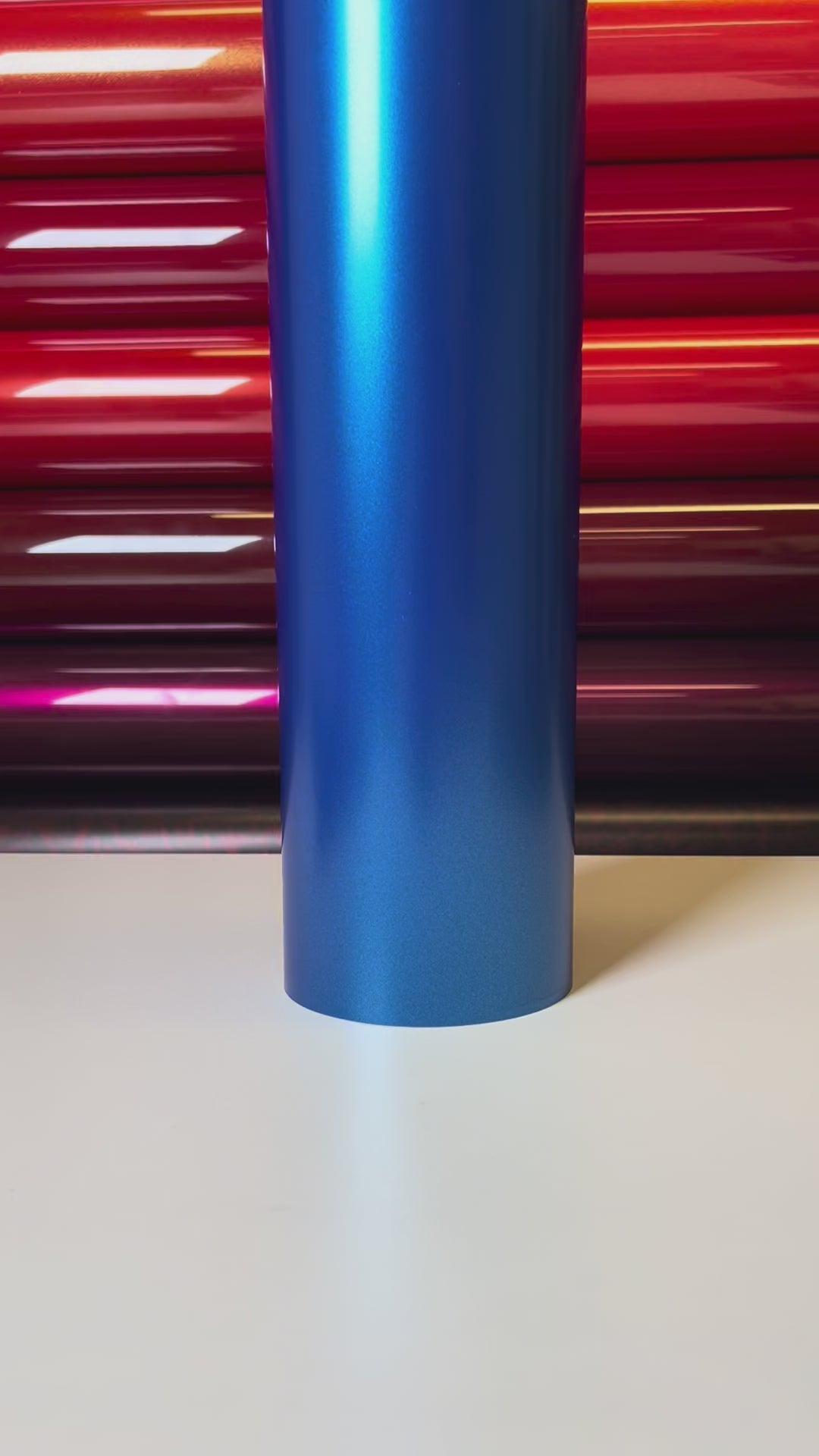 Load video: Electric Metallic Deep Sea Blue Vinyl Wrap