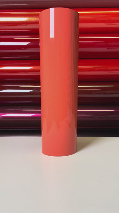 Crystal Coral Orange Vinyl Wrap