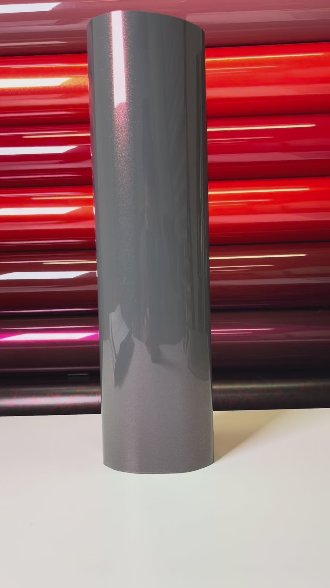 Load video: Bernina Grey Vinyl Wrap