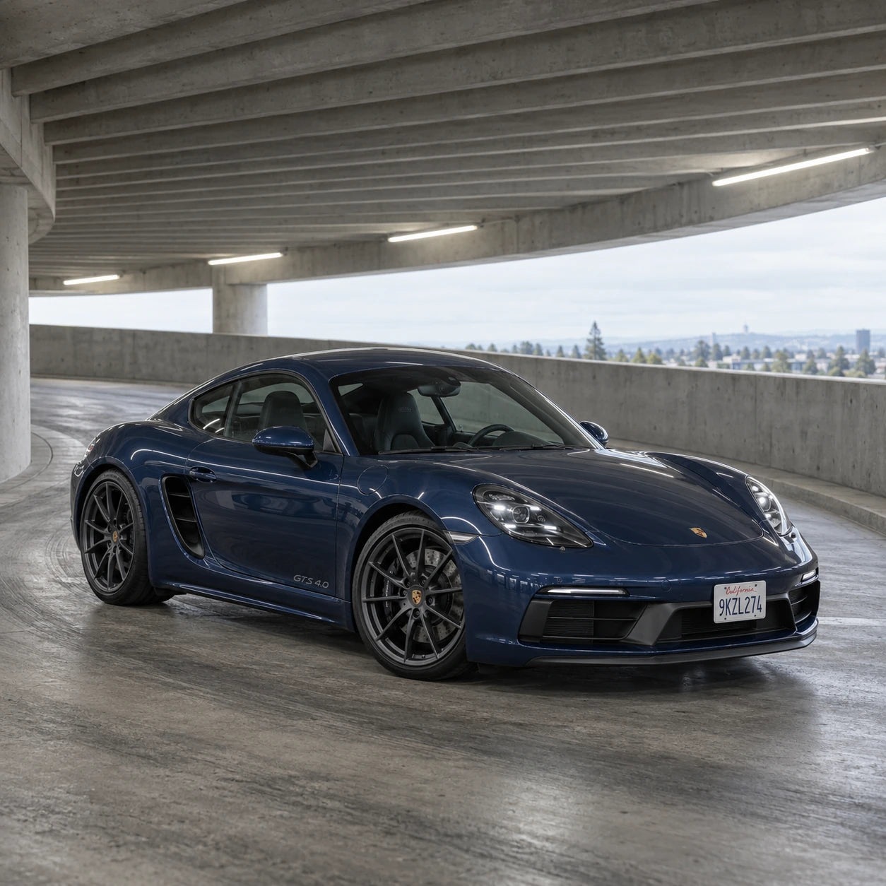 HIGHCOOL Pearl Shadow Blue Color PPF — AI colour visualization